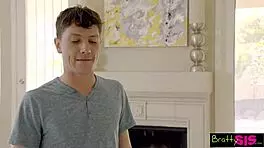 Young woman turns 18 and enjoys stepbrother's cock with best friend's pussy s9 e8