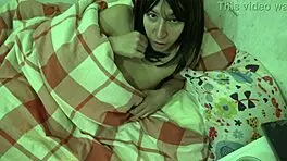 Slutty stepsister rides cock passionately