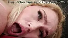 Greta foss takes mouthful