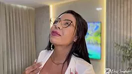 i bent over for my teacher to pass, he rode my mouth and came on my tits