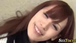 Asian Teen 18+ Dares to Rub Herself in Public Japanese Outdoor Spot!