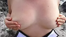 Free Sex Ed from Seductive Stepmom on Public Beach! 😍