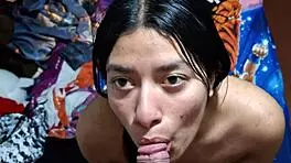 She’s Only 18 but Loves Sucking My Cock Close-Up