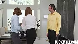 The boss punishes axel and brad for jordan's disobedience