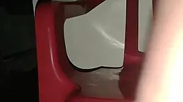 stepmom plays with new toy straight to her tight pussy. real homemade fun in public!