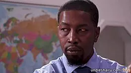 Sexy pigtailed teen Reese Robbins bangs black teacher Isiah Maxwell! 😍