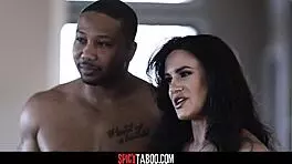 interracial couple says, let's have a threesome with our babysitter