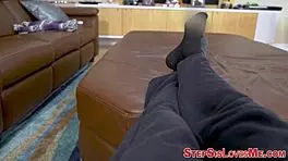 mexican amateur teen with small tits, wanna see her big cock pov?