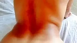 petite latina brunette bent over for dry doggystyle with loud moans