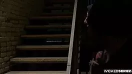 Spider-Man XXX Parody Scene 3 with Capri Anderson Deepthroating Big Cock