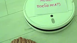 Hinting at Missionary Sex with Roommate Using Robot in Dorm