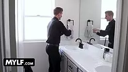 busty milf leya falcon mouth fucked by young cock