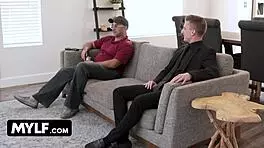 busty milf leya falcon mouth fucked by young cock