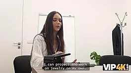 Beautiful european experiences first office glory hole interview