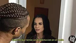 yo, i finally tricked my big-dick neighbor to come over and bang me hard at home!