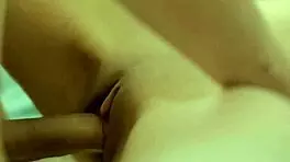 Naughty sweetie sucks cock then gets fucked hard