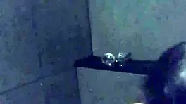 Asian Slut Wife Masturbates in Gym Shower Now!