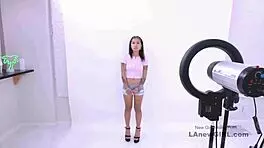 fresh-faced asian darling gets fucked in modeling audition