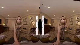 This naughty america beautiful petite blonde hottie anna claire clouds fucks you in vr so realistically