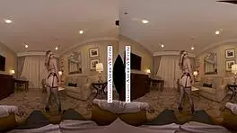 This naughty america beautiful petite blonde hottie anna claire clouds fucks you in vr so realistically