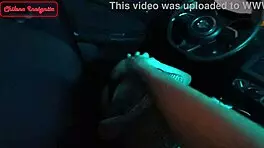 Public Fuck With Driver In Her Car Trailer