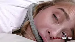 Blonde teen slut gets punished for stealing.