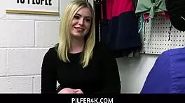 Krissy Knight Kneels For Officer Mike Mancini In Pilfer4K Caught Punishment