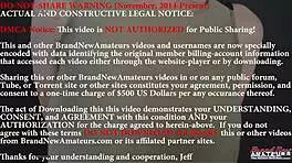 Blonde hottie Keyton gives blowjob and gets warm facial!