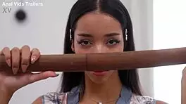 Lia Lin, tell me about your first triple penetration and anal pounding!