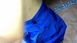 College coed swallows cum after intense blowjob