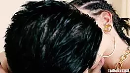 pawg with hairy pussy rides hard on thick shaft