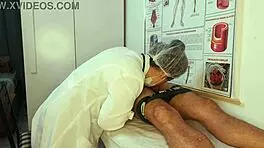 Unforgettable hard-on right in front of the sexy Brazilian nurse