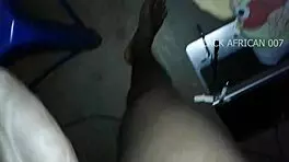 hairy wife sucks boyfriend's monster cock while husband watches 😏