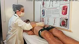 Unforgettable hard-on right in front of the sexy Brazilian nurse