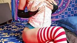 Horny Indian Bestfriend Sucking Cock