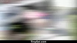 I Stuffed Her Pussy Full Of Fat Dick In Full Nelson And From Behind - Tiny 18+ Gal