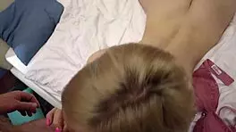 hairy fat dude quickie fucks his hot blonde personal assistant doggystyle bent over