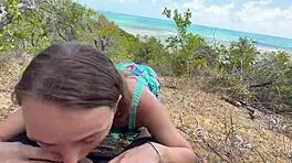 anal sex outdoors at nordestina beach with hot milf! 🏖️