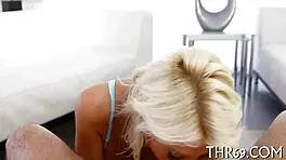 Teen Girl DEEPTHROATS Hard Cock for Intense Cumshot