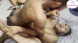 Ebony Hood Slut Moans During Hard Pounding