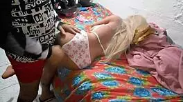 slammed deep into blonde doll's tight ass with hard toy