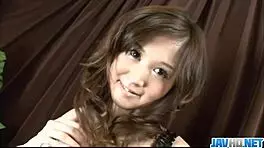 Glamorous Brunette Seduces for Sensual Stockings Ride at Javhd Net