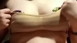 Tiny 18+ Whore Teases with Big Natural Tits in POV