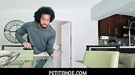 Sweet innocent Honey Hayes breaks fleshlight, offers tight pussy as replacement.