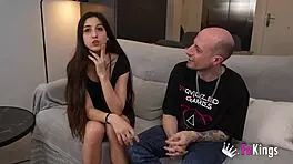 i'm vanesa merino, eating that old cock in casting