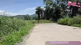 German teen gives stranger blowjob on the street