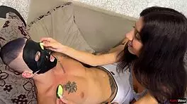 I GAVE my husband a SPA TREATMENT so I could FUCK my lovers in front of him