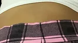 home video of teen in miniskirt asks master for anal sex