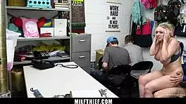 Shoplifting Milf Shows Guard Her Convincing Ways