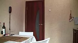 teen in maid outfit begs to be taken by daddy, riding and moaning loud